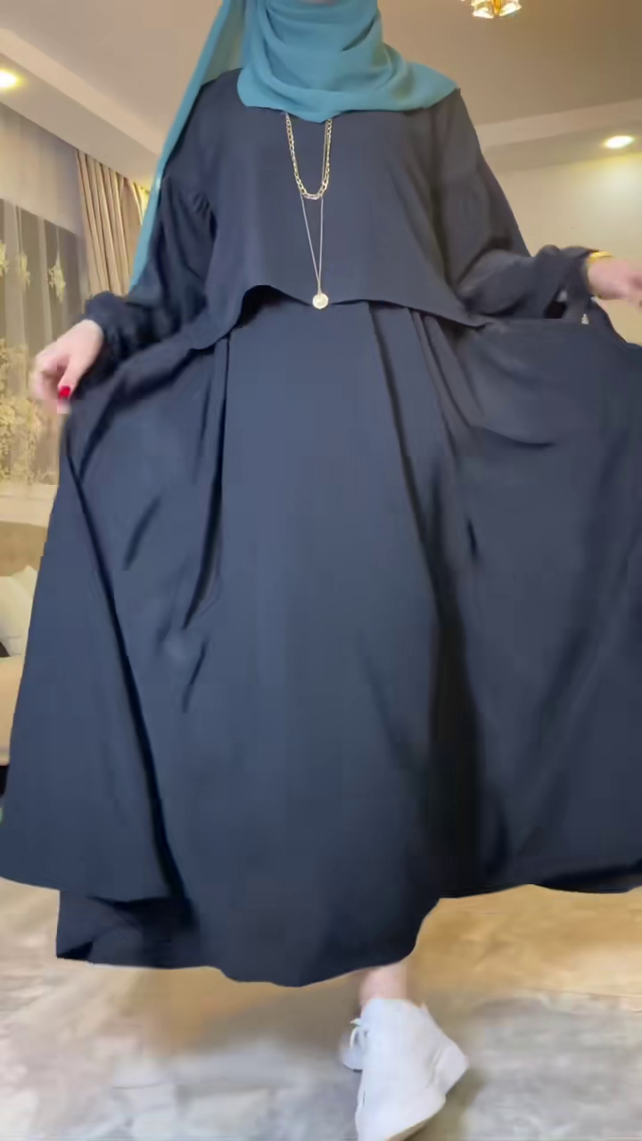 Ensemble Femme 2 Pièces Élégant – Robe Longue et Haut Moderne