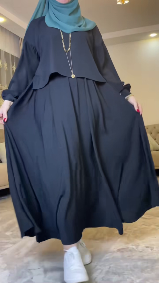 Ensemble Femme 2 Pièces Élégant – Robe Longue et Haut Moderne